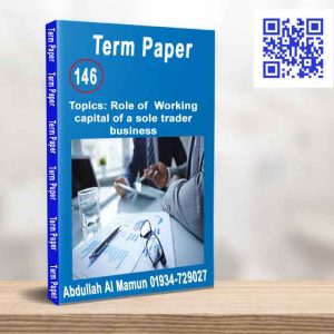 Role of Working capital of a sole trader business