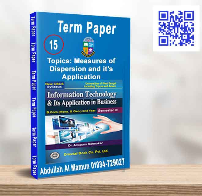 Measures of Dispersion and it’s Application
