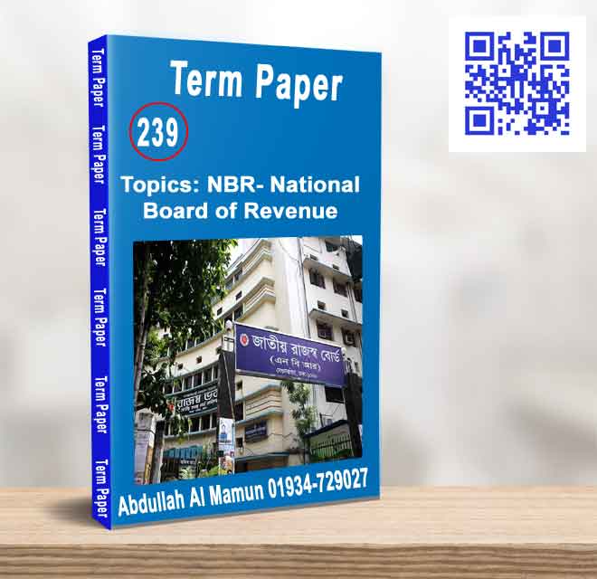 NBR- National Board of Revenue