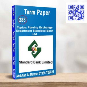Foreign Exchange Department Standard Bank Ltd